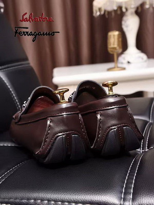 Salvatore Ferragamo Business Casual Men Shoes--143